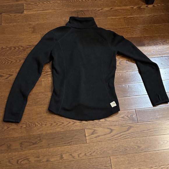 North face Black seater w Fleece lining toggle neck Pullover - Picture 4 of 4